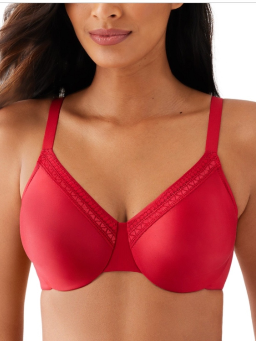 Wacoal Perfect Primer Underwire in vibrant  Red 40D NWT water stain on bra*